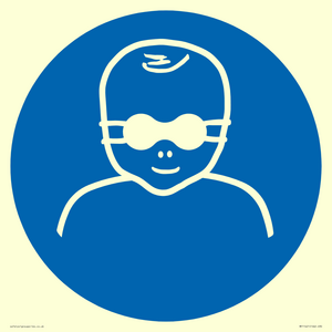 Mandatory: Protect infants eyes with opaque eye protection